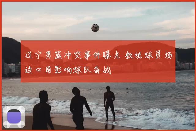 辽宁男篮冲突事件曝光 教练球员场边口角影响球队备战