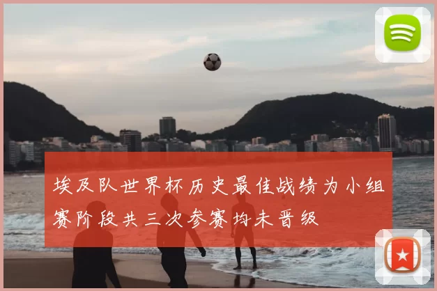 埃及队世界杯历史最佳战绩为小组赛阶段共三次参赛均未晋级